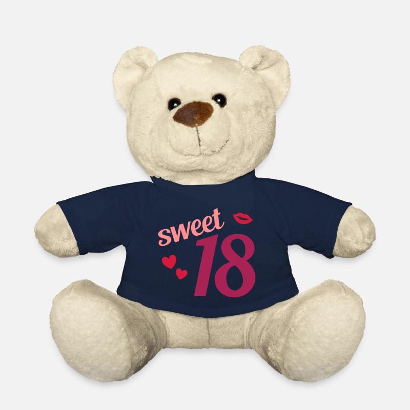 Sweet 18 (Herzen, Lippen) - Teddy - French Navy