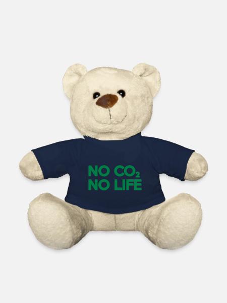 NO CO2 NO LIFE - Teddy Bear - french navy