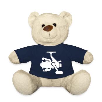 Fishing reel symbol icon - Teddy Bear - french navy - Front