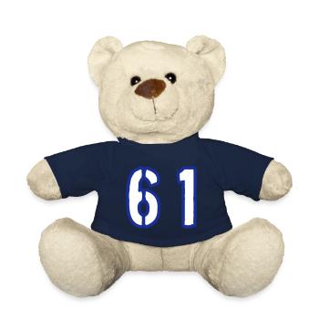61 Zahl Symbol - Teddy - French Navy - Vorne
