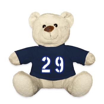 29 Zahl Symbol - Teddy - French Navy - Vorne