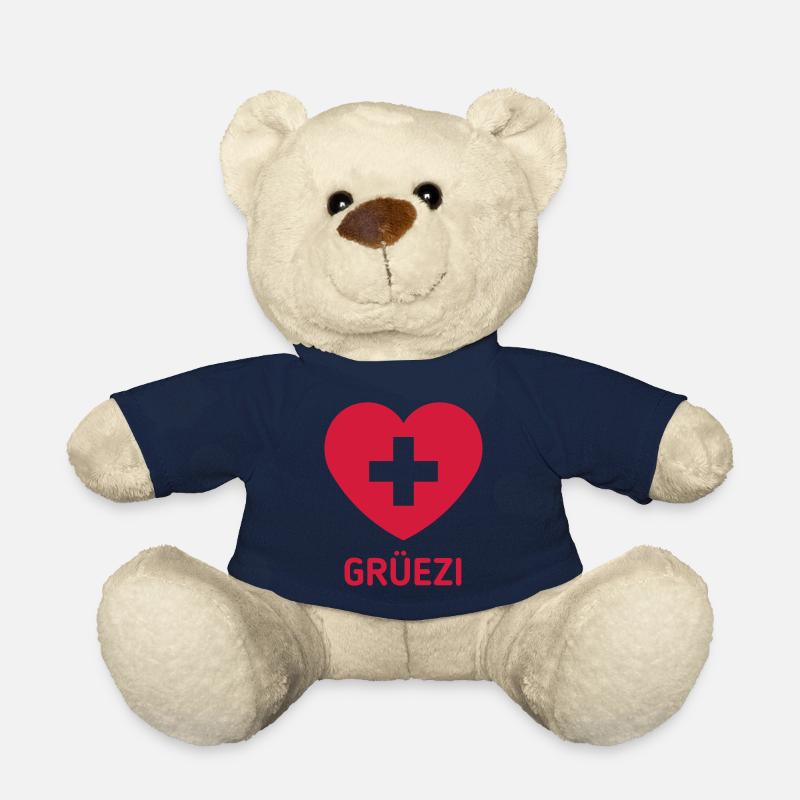Grüezi (Schweiz / Herz / Schweizerkreuz / 1C) - Teddy - French Navy