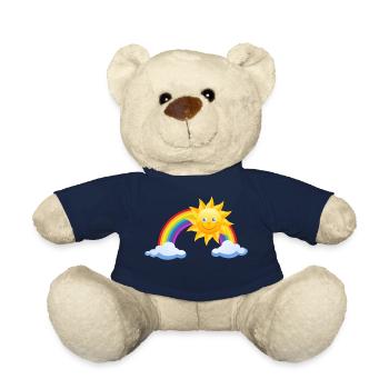 regenbogen sonne wolken wetter rainbow sun cloud41 - Teddy - French Navy - Vorne