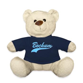 Bochum Retro Schriftzug - Teddy - French Navy - Vorne