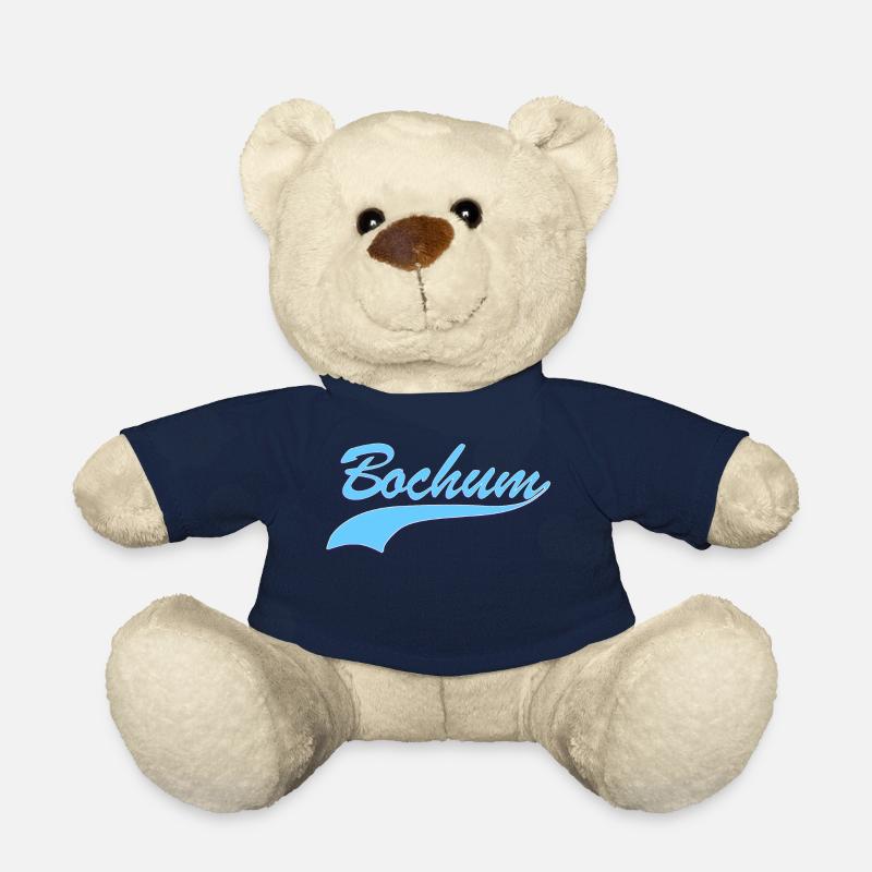 Bochum Retro Schriftzug - Teddy - French Navy