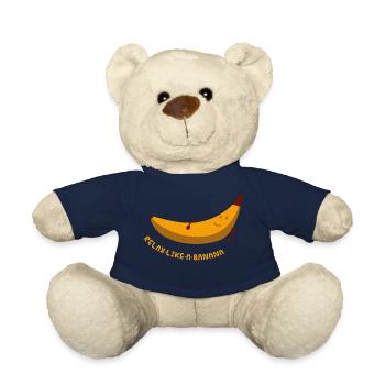 Relax Like A Banana - Teddy Bear - french navy - Front