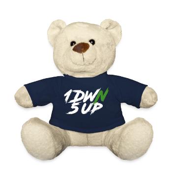 1DWN5UP white - Teddy Bear - french navy - Front