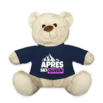 Apres Ski Queen Prinzessin Koenigen Feiern Party - Teddy - French Navy - Vorne