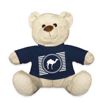camel - Teddy Bear - french navy - Front
