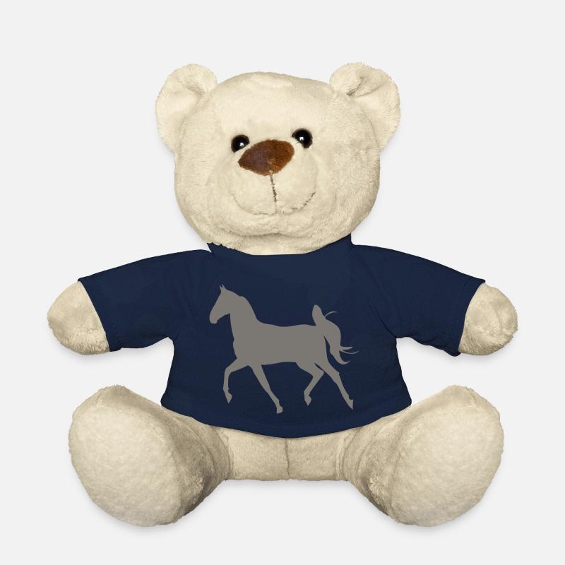 cheval - Nounours - bleu marine