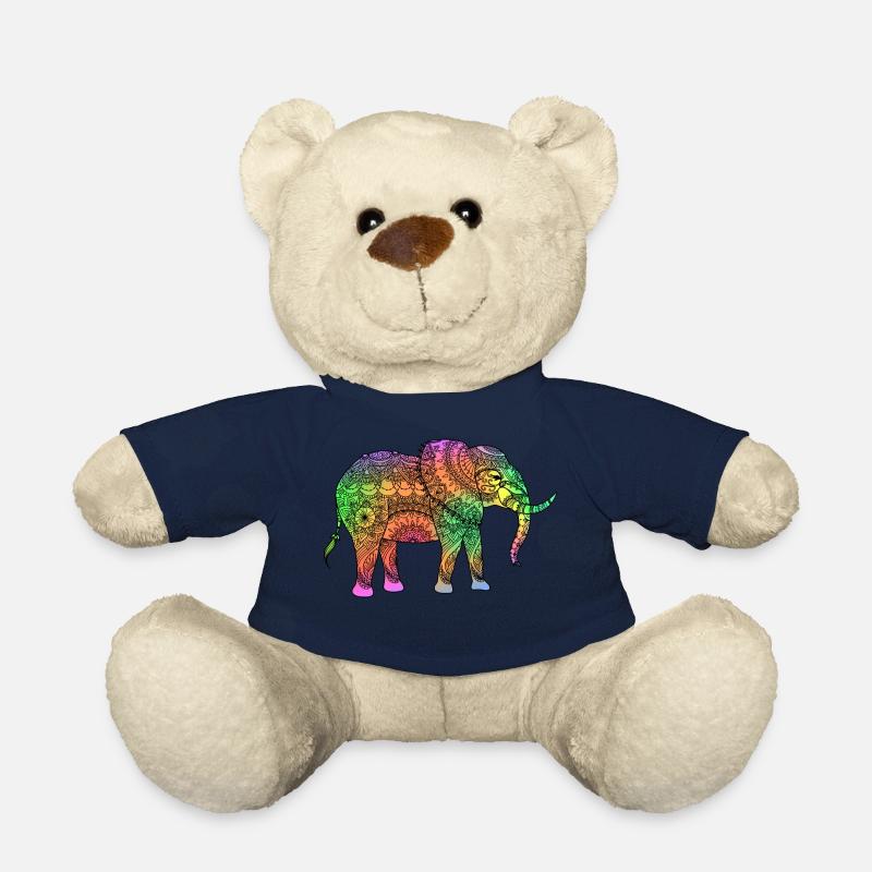 Spiritueller Elefant - Teddy - French Navy