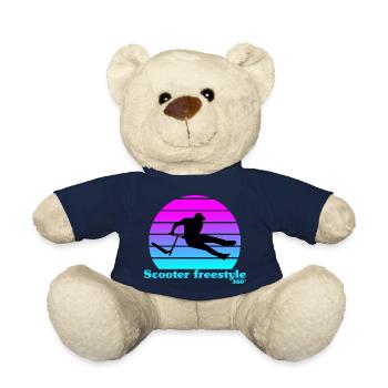 Scooter freestyle sunshine - Nounours - bleu marine - Devant