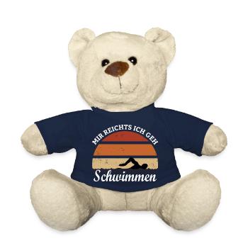 Schwimmen Schwimmer Schwimmerin Meer Wasser Pool - Teddy - French Navy - Vorne
