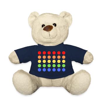 rainbow points - Teddy Bear - french navy - Front
