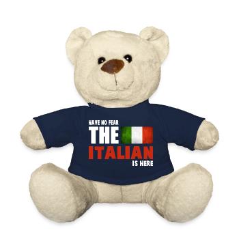 Have No Fear The Italian Is Here - Italiens - Nounours - bleu marine - Devant