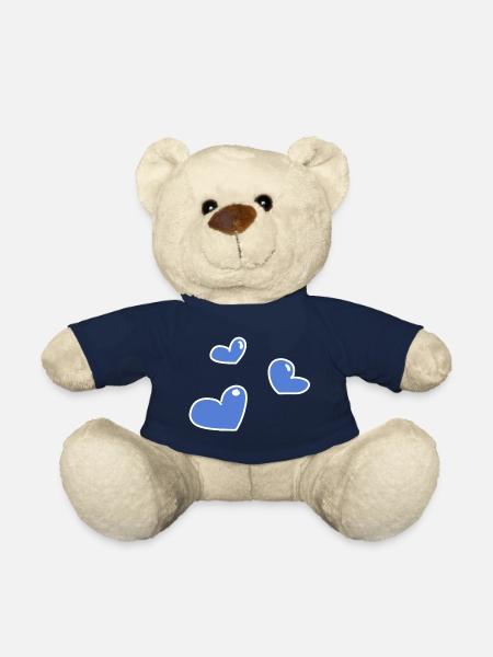 blaue herzen - Teddy - French Navy