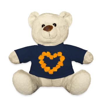 Ringelblume Herz Diwali - Teddy - French Navy - Vorne