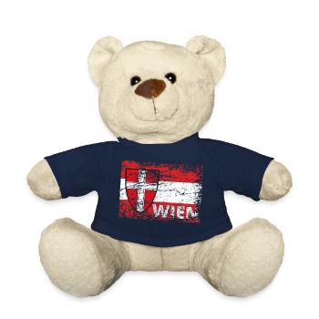 WIEN Vienna / Österreich / Wiener / Wien ist ... - Teddy - French Navy - Vorne