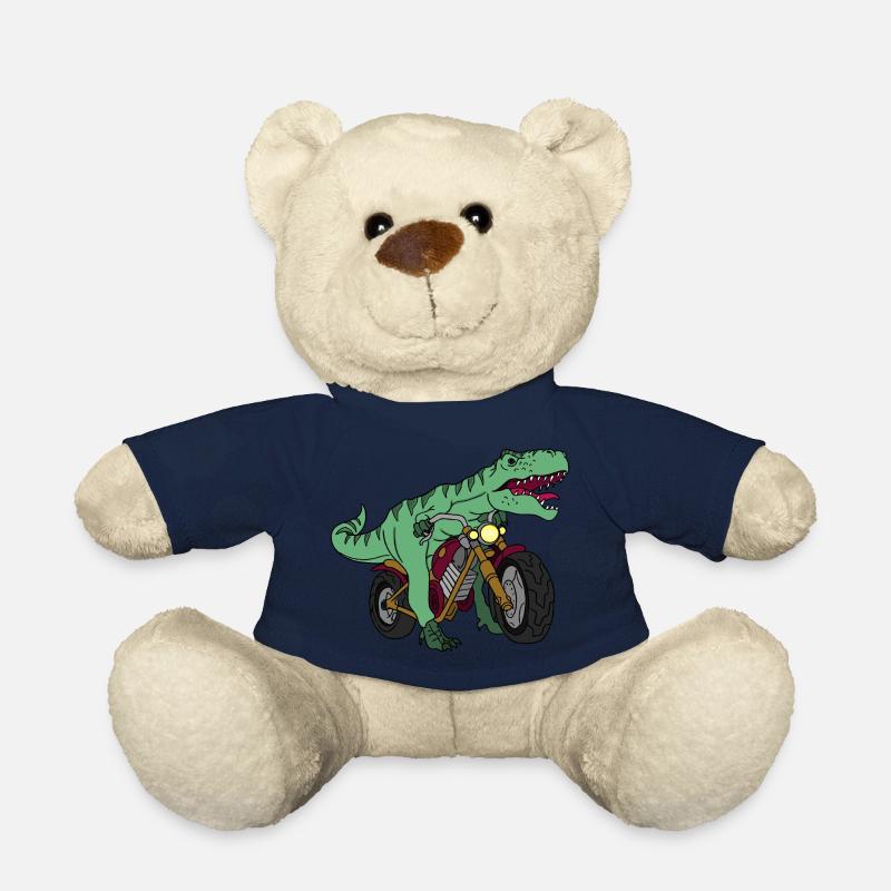Moto dinosaure - Nounours - bleu marine