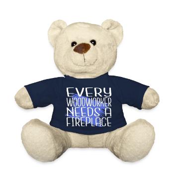 logging union carpenter cabinetmaker - Teddy Bear - french navy - Front