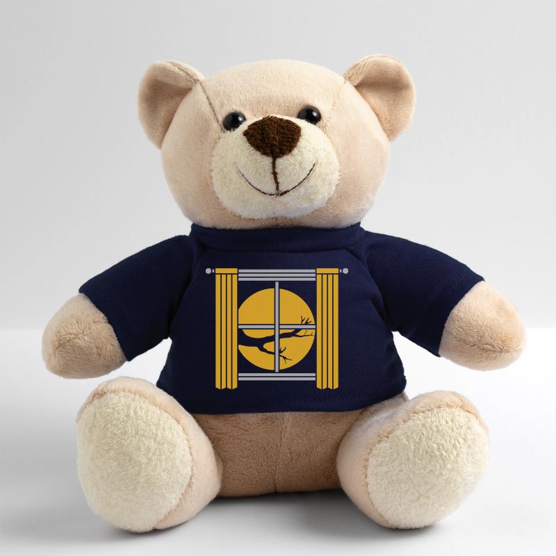 Home View Moon Night Teddy Bear