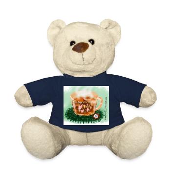 Pause thé - Nounours - bleu marine - Devant