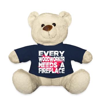 hobbyists construction carpenter - Teddy Bear - french navy - Front