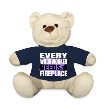 carpentry funny carpenter birthday gift - Teddy - French Navy - Vorne