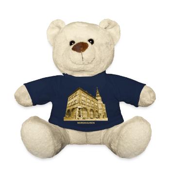 Nordhausen Town Hall Harz Thuringia Imperial City - Teddy Bear - french navy - Front
