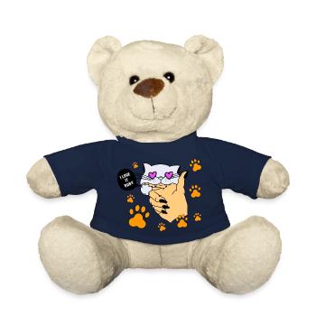 i love it cate - Nounours - bleu marine - Devant
