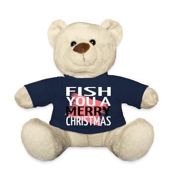Cadeau Pêche Bateau Barbe Gang Chambre Barbes - Nounours - bleu marine - Devant