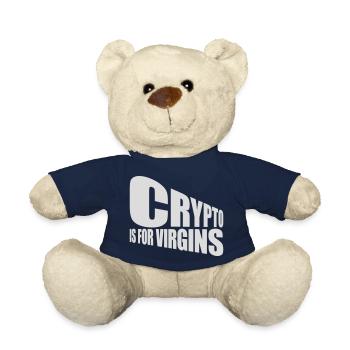 crypto is for virgins - Teddy - French Navy - Vorne