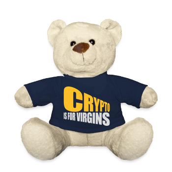 crypto is for virgins - Teddy - French Navy - Vorne