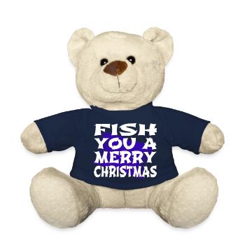 christmas tree dinosaur moon - Teddy - French Navy - Vorne