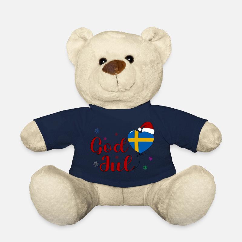 Dieu Jul Sverige - Nounours - bleu marine