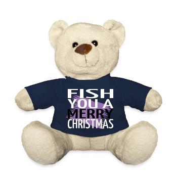 beard dinosaur fan fairy tail christmas present - Teddy - French Navy - Vorne