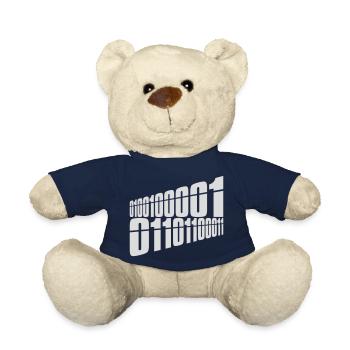 Binär Code Programm Sprache - Teddy - French Navy - Vorne