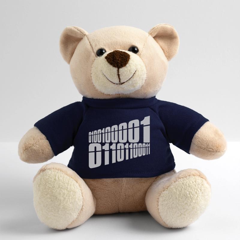 Binary Code Program Language Teddy Bear