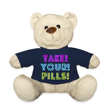 TAKE! YOUR! PILLS! neon - Teddy - French Navy - Vorne