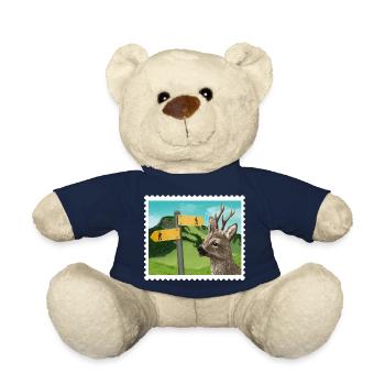 Reh auf Briefmarke - Teddy - French Navy - Vorne