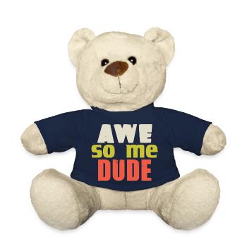 AWE SO ME DUDE - Teddy Bear - french navy - Front