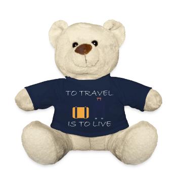 Adventure Travel Hiking Mountain - Teddy Bear - french navy - Front