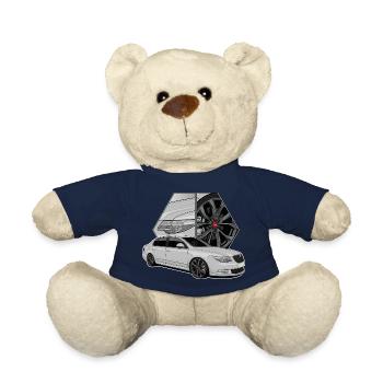 Limousine // Illustration - Teddy Bear - french navy - Front