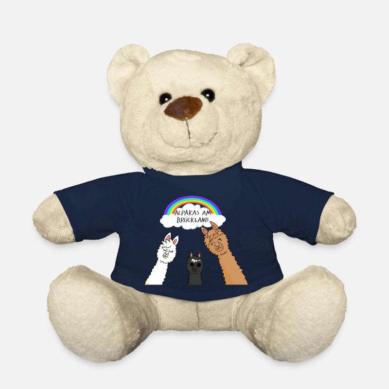 Alpakas im Brückland - Teddy - French Navy