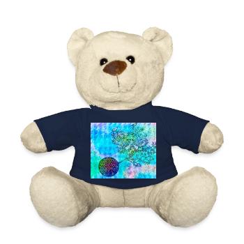 Persian Tree of Life No. 1 - Teddy Bear - french navy - Front