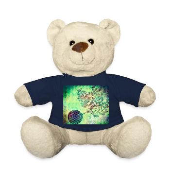 Persian Tree of Life No. 4 - Teddy Bear - french navy - Front