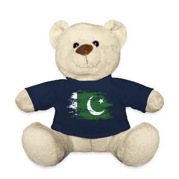 Pakistan flag used - Teddy Bear - french navy - Front