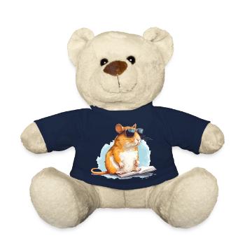 Mel the gerbil - Teddy Bear - french navy - Front