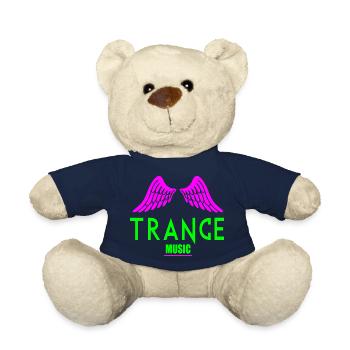 Trance music wing logo - Teddy Bear - french navy - Front