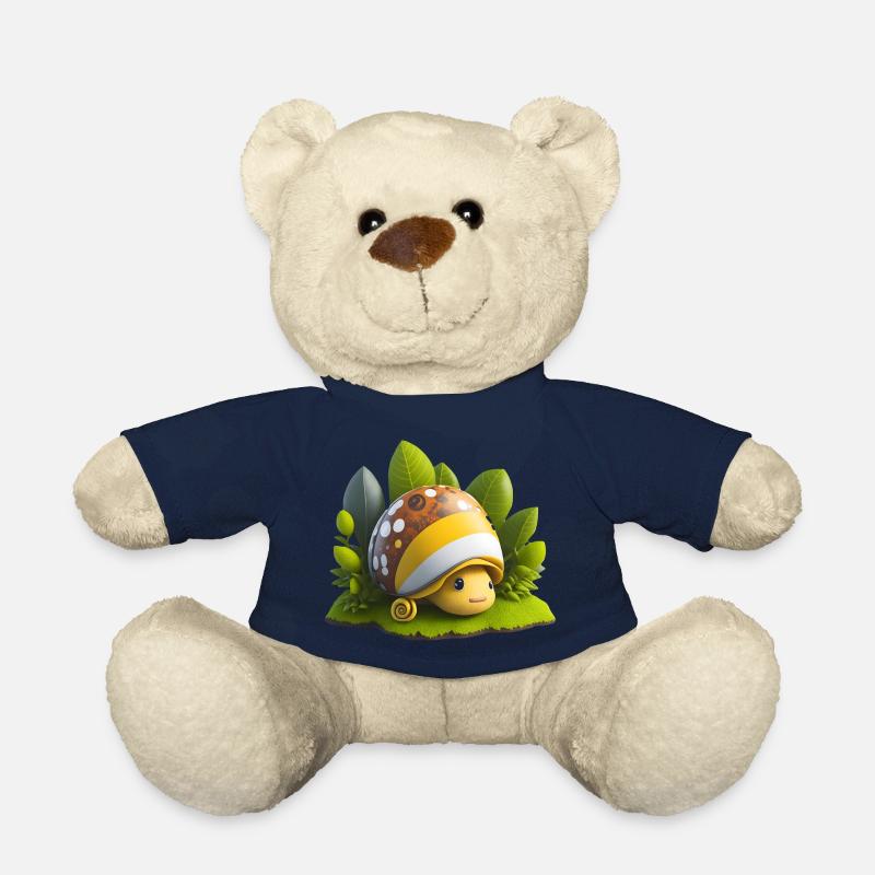 Petit escargot - Nounours - bleu marine